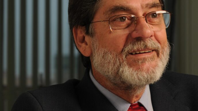 Paulo Frateschi, fundador do PT, durante velório na Assembleia Legislativa de São Paulo.