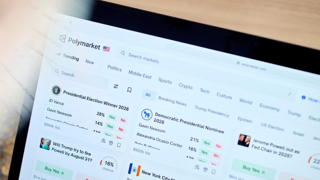 wash trading Polymarket — foto ilustrativa