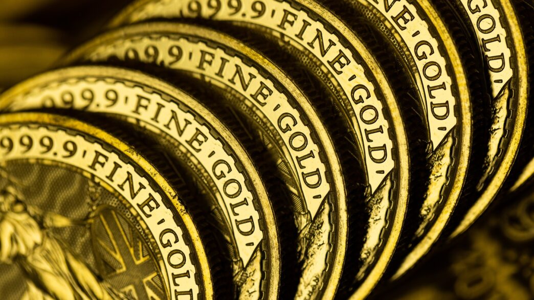 Ouro busca proteção — foto ilustrativa