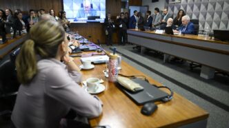 Senador Fabiano Contarato, eleito presidente da CPI do Crime Organizado em votação apertada.