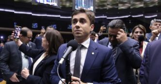 Eduardo Bolsonaro Nikolas Ferreira — foto ilustrativa