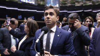 Eduardo Bolsonaro Nikolas Ferreira — foto ilustrativa