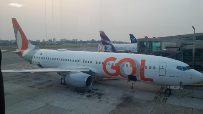 Gol sai da bolsa — foto ilustrativa