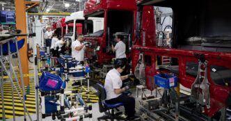 Queda nas vendas de caminhões — foto ilustrativa