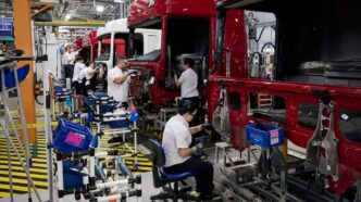 Queda nas vendas de caminhões — foto ilustrativa