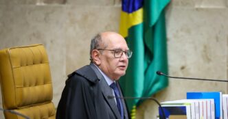 Foragido do 8 de Janeiro interrompe Gilmar Mendes — foto ilustrativa