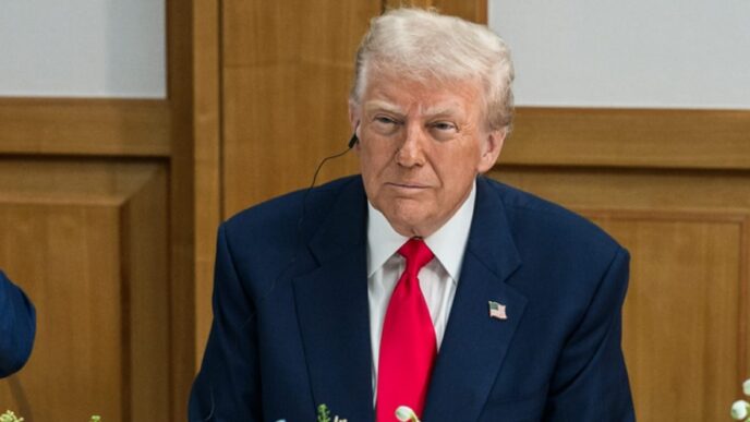 Trump EUA bitcoin cripto IA China — foto ilustrativa