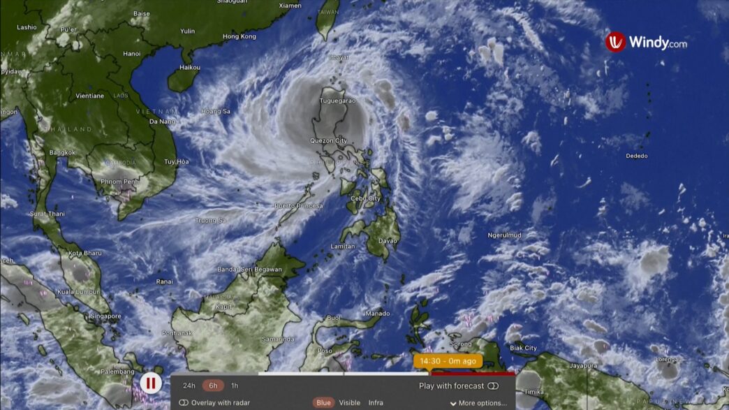 Super tufão Fung-Wong Filipinas — foto ilustrativa