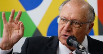 Vice-presidente Geraldo Alckmin em evento da Agrishow.