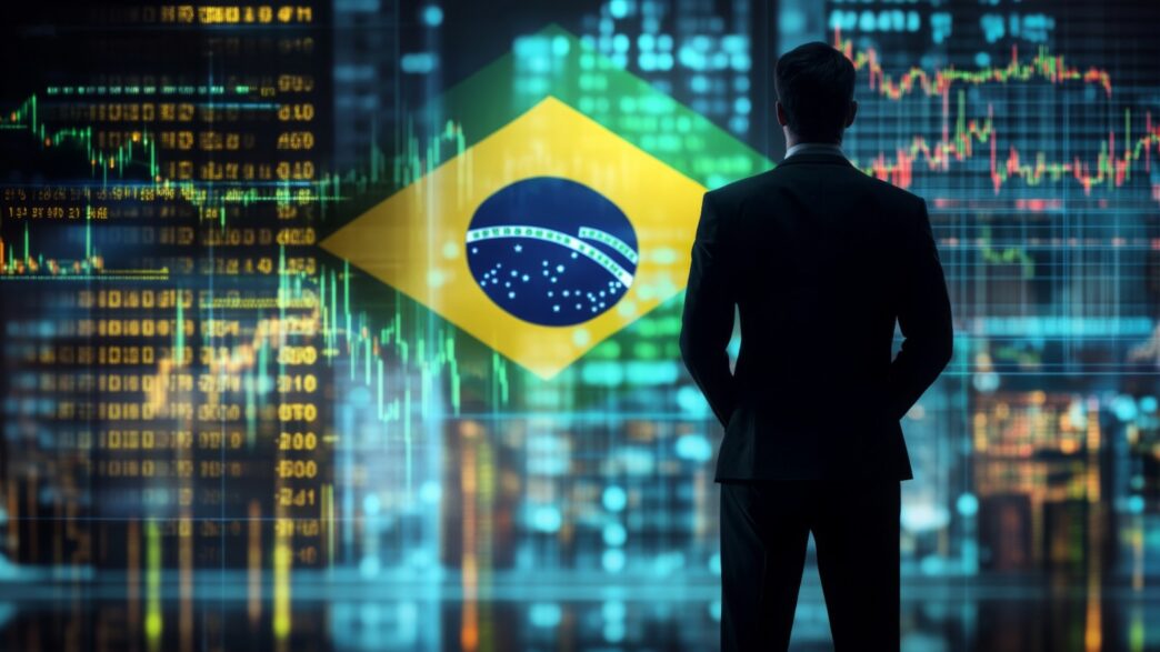 Gráfico demonstrando o crescimento do número de investidores no Brasil segundo a Anbima.