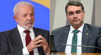 Gráfico representativo de intenções de voto em pesquisa eleitoral.
