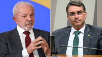 Gráfico representativo de intenções de voto em pesquisa eleitoral.
