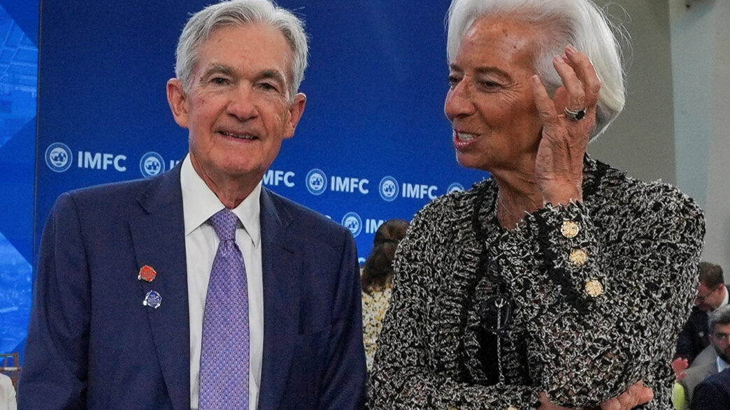 Christine Lagarde em evento do Banco Central Europeu