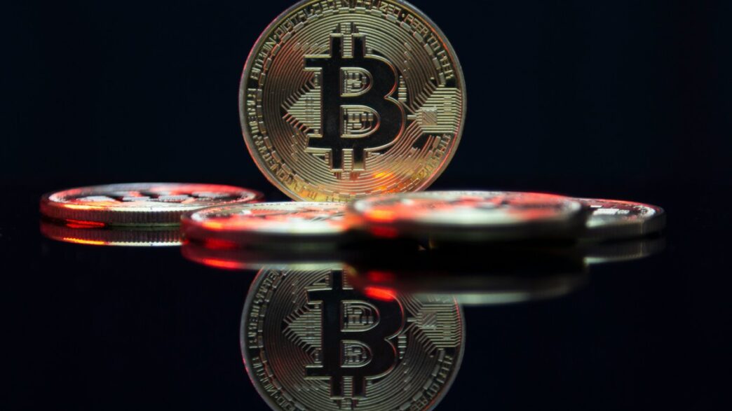 Gráfico de variação diária do Bitcoin frente ao dólar americano.