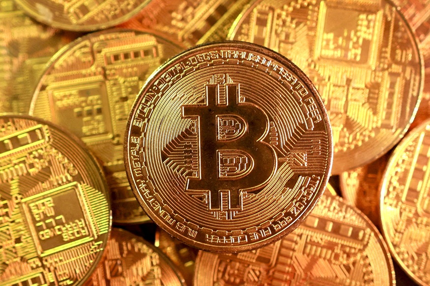 Gráfico de variação do Bitcoin em ambiente de mercado volátil.