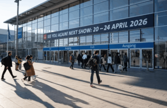 Pavilhão Brasil na feira industrial Hannover Messe na Alemanha