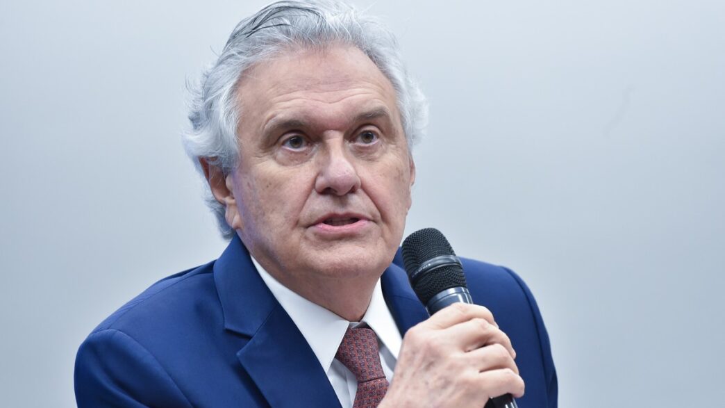 Ronaldo Caiado em agenda política no estado de Minas Gerais.