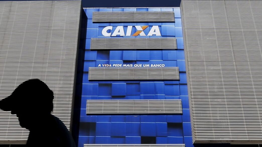 Fachada da sede da Caixa Econômica Federal em Brasília.