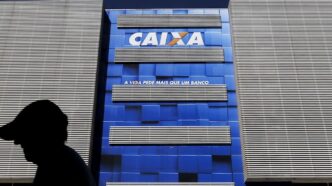 Fachada da sede da Caixa Econômica Federal em Brasília.