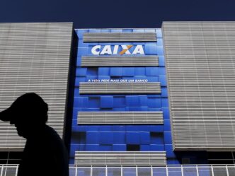 Fachada da sede da Caixa Econômica Federal em Brasília.
