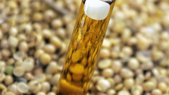 Plantação de mamona em área experimental na Bahia para fins de biocombustível.