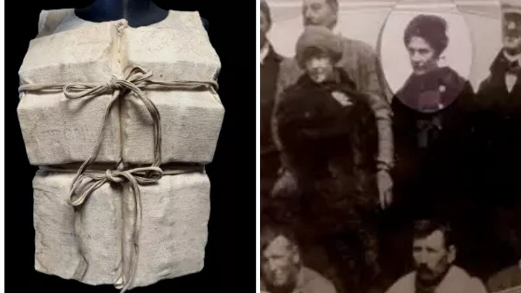 Colete salva-vidas original do Titanic leiloado por valor recorde.