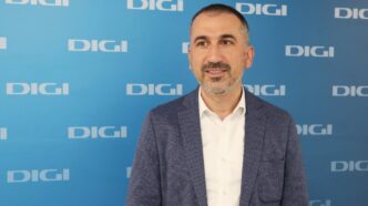 Fachada da sede da operadora Digi em Madrid.