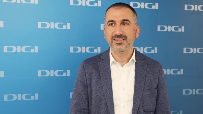 Fachada da sede da operadora Digi em Madrid.