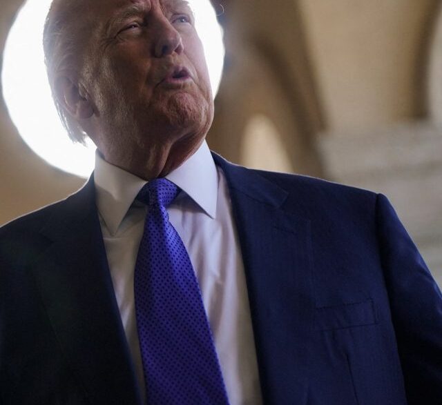 Presidente Donald Trump em pronunciamento oficial sobre a crise no Oriente Médio.