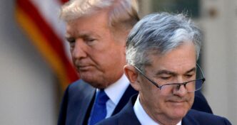 Jerome Powell, presidente do Federal Reserve, em evento oficial.