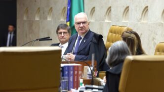 Ministro Edson Fachin em sessão do STF