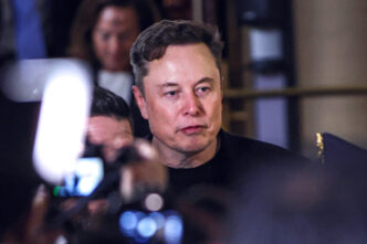 Elon Musk em evento público relacionado ao X.