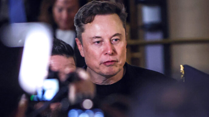 Elon Musk em evento público relacionado ao X.