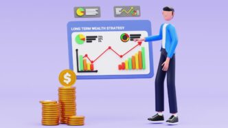 Representação gráfica de ativos digitais e análise de mercado