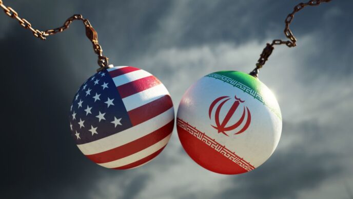 Navio de carga iraniano interceptado por forças dos Estados Unidos no Golfo.