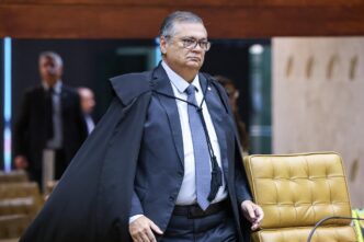 Ministro Flávio Dino em sessão no Supremo Tribunal Federal.