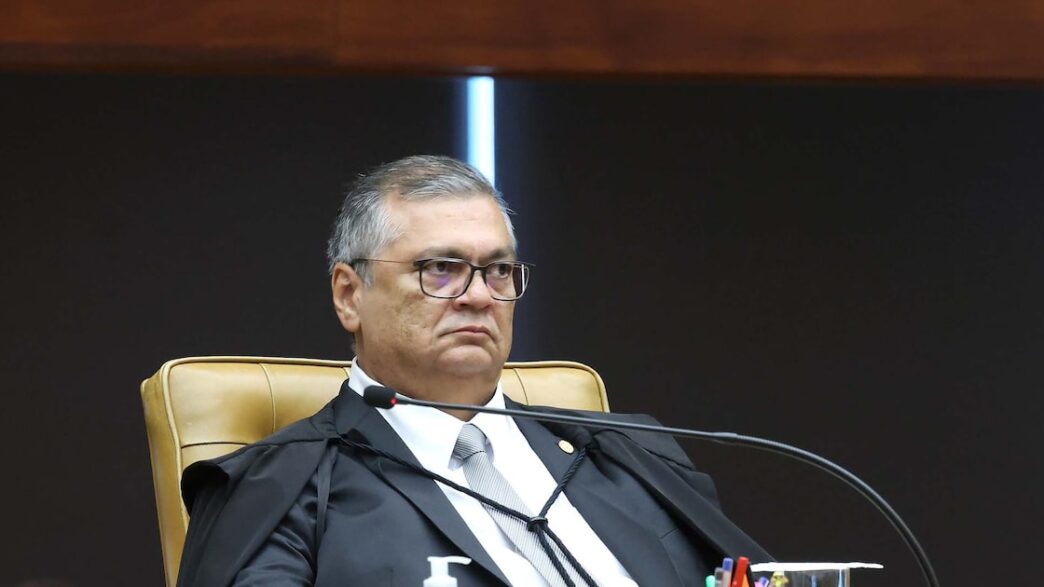 Ministro Flávio Dino em sessão no Supremo Tribunal Federal.