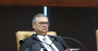 Ministro Flávio Dino em sessão no Supremo Tribunal Federal.