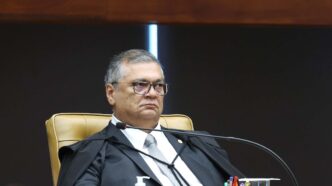 Ministro Flávio Dino em sessão no Supremo Tribunal Federal.