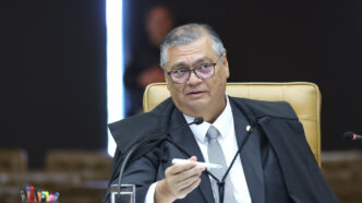 Ministro do STF em sessão plenária da Corte.