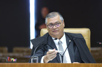 Ministro do STF em sessão plenária da Corte.