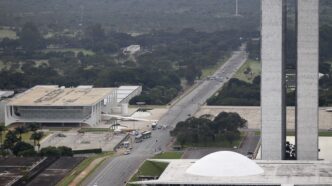 Fachada do Palácio do Planalto em Brasília.