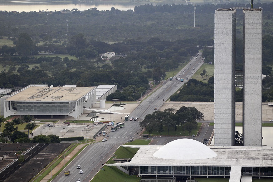 Fachada do Palácio do Planalto em Brasília.