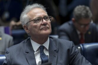 Senador Renan Calheiros em sessão no Senado Federal