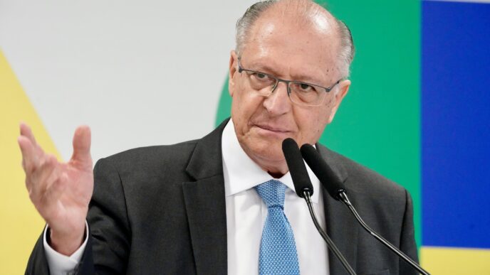 Geraldo Alckmin em evento oficial do governo.