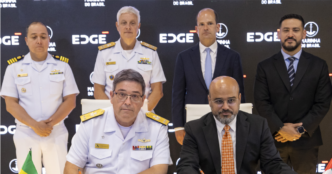 Instalações industriais do Grupo Edge em Abu Dhabi, referência para a nova unidade de produção no Brasil.