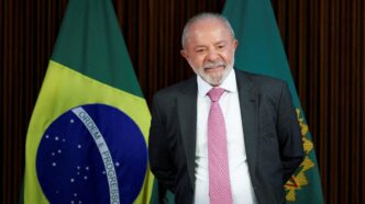 Presidente da Iberdrola, Ignacio Galán, em reunião com o presidente Lula.