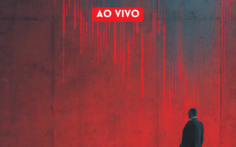 Gráfico de desempenho do Ibovespa durante o pregão.