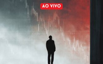 Gráfico de desempenho do Ibovespa durante o pregão