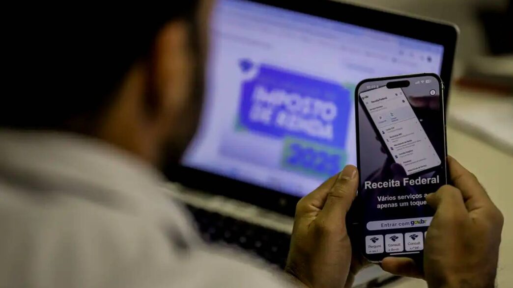 Tela do programa da Receita Federal para declaração do Imposto de Renda 2026.
